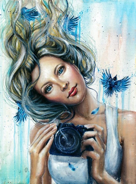 Nova 1000 Parça Fotoğraf Çeken Kız Puzzle - Tanya Shatseva ürün görseli 1