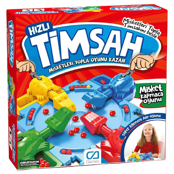 OMZ Hızlı Timsah Misket Kapmaca Oyunu Kız Erkek Çocuk Oyuncak Eğitici Oyuncaklar ürün görseli 1