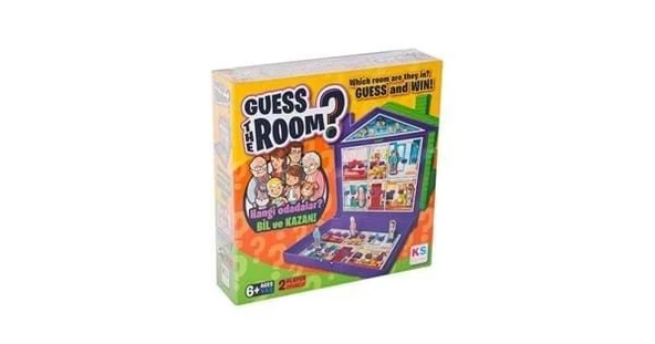 OMZ 25117 GUESS THE ROOM -KS Kız Erkek Çocuk Oyuncak Eğitici Oyuncaklar ürün görseli 1