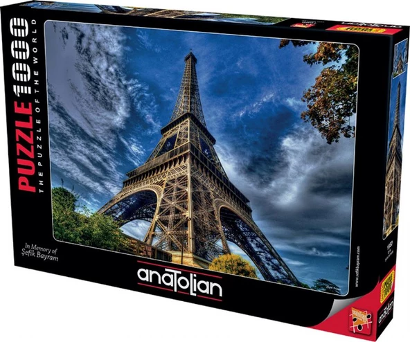 Anatolian 1000 Parça Eyfel Puzzle - Şefik Bayram - Resim 2