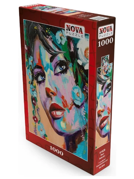 Nova 1000 Parça Mavi Bakışlar Puzzle - Resim 2