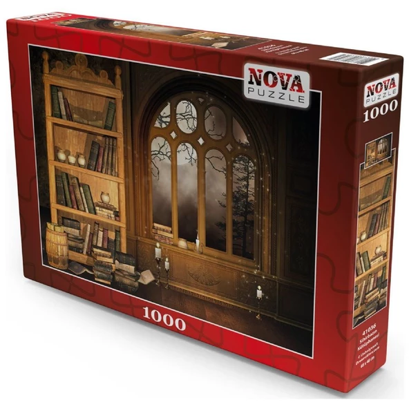 Nova 1000 Parça Sihirbazın Kütüphanesi Puzzle - Resim 2