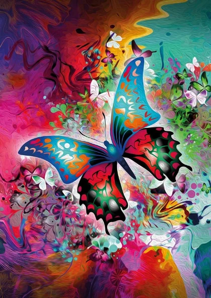 Nova 44001 - 1500 Parça Fantastik Kelebek Mini Puzzle ürün görseli 1