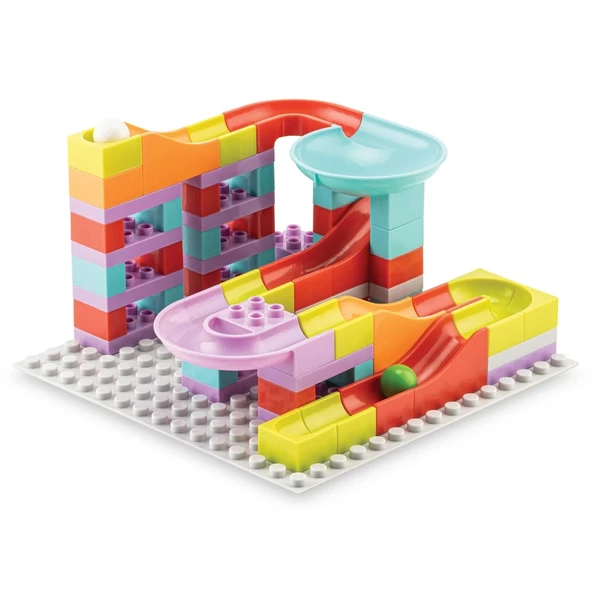 OMZ Slide Blocks 75 Parça Kız Erkek Çocuk Oyuncak Eğitici Oyuncaklar ürün görseli 1