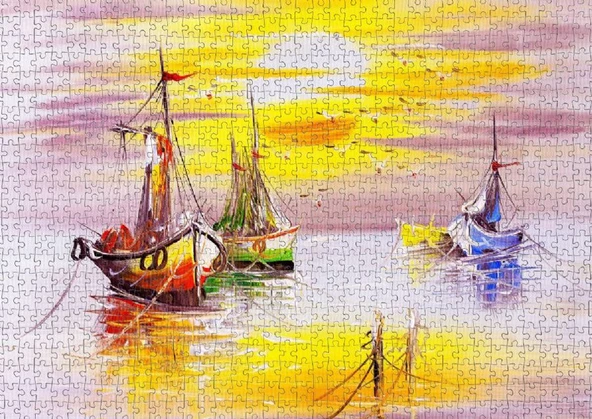 Nova 1000 Parça Güneşe Doğru Puzzle - Resim 3