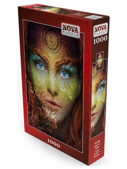 Nova 1000 Parça Doğa ve Kadın Puzzle - Resim 2
