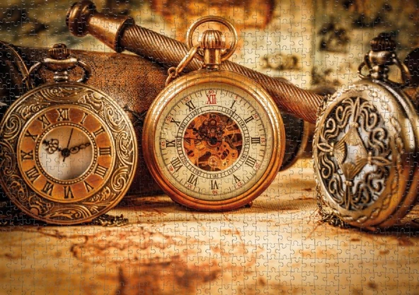 Nova 2000 Parça Antika Saatler Puzzle - 46004 - Resim 2