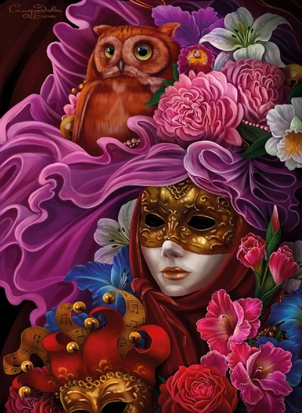 Nova 1000 Parçalık Maske Puzzle ürün görseli 1