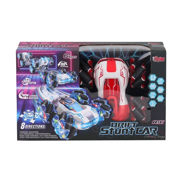 OMZ HG4-33 Kumandalı Müzikli Işıklı Drift Stuntu Akrobat Araba -Vardem Kız Erkek Çocuk Oyuncak Eğitici O ürün görseli 1