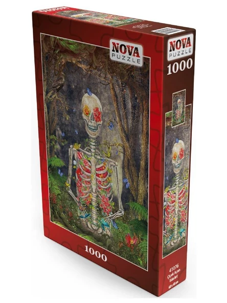 Nova Puzzle 1000 Parça - Çiçek Açan İskelet - Resim 2