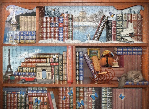 Nova 1000 Parça Sihirli Kitaplar Puzzle - Resim 3