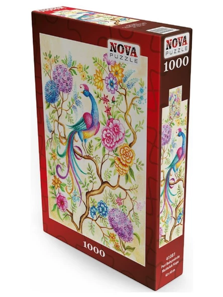 Nova Peri Bahçesinde Mutluluk Kuşu Puzzle - 1000 Parçalık - Resim 2