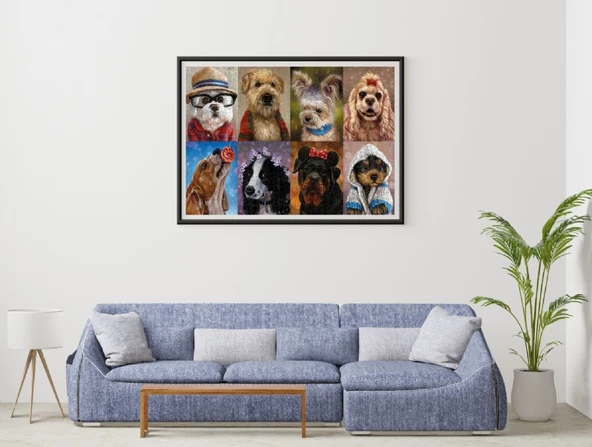 Nova 1000 Parça Puzzle - Sevimli Köpek Yavruları - Resim 4