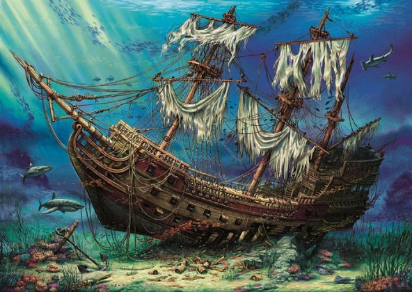 Anatolian Batık Gemi Puzzle - 1500 Parça - 4558 ürün görseli 1