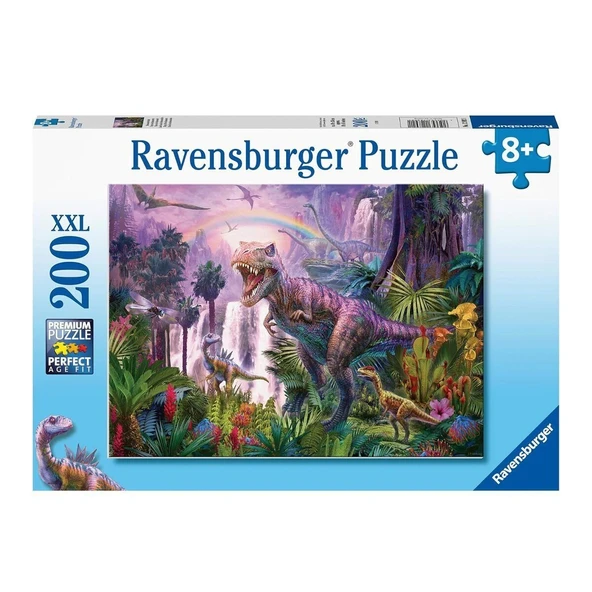 OMZ 128921 Dinozorlar 200 parça XXL Ravensburger Puzzle Kız Erkek Çocuk Oyuncak Eğitici Oyuncaklar ürün görseli 1