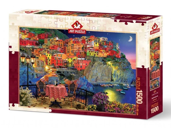 Art 1500 Parça Cinque Terra Italya Puzzle - Resim 2