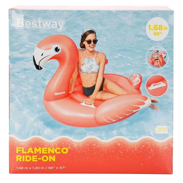 OMZ Flamingo Şişme Bot 41526 Kız Erkek Çocuk Oyuncak Eğitici Oyuncaklar ürün görseli 1