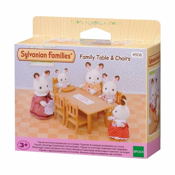 OMZ 4506 Sylvanian Families Yemek Masası Seti - figürler ayrı satılır +3 yaş Kız Erkek Çocuk Oyuncak Eği ürün görseli 1