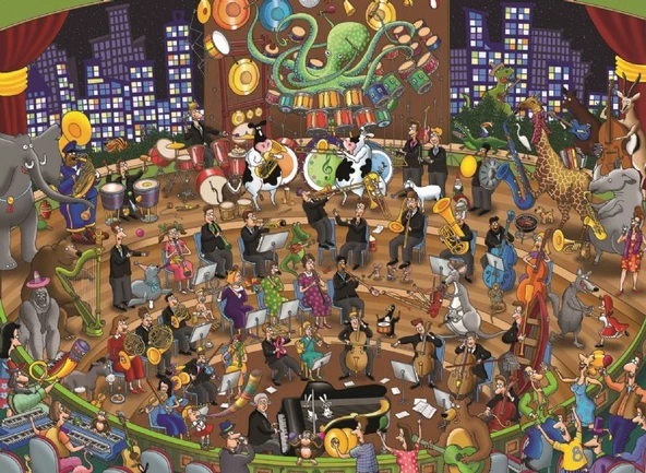 Anatolian 1000 Parçalı Sempatik Konser Puzzle ürün görseli 1