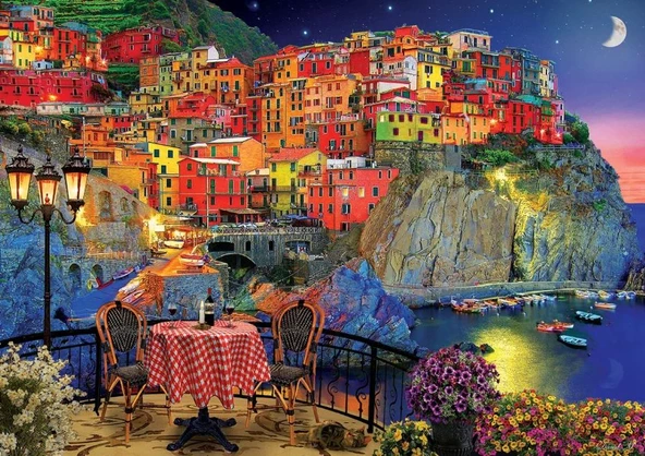 Art 1500 Parça Cinque Terra Italya Puzzle ürün görseli 1