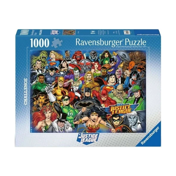 OMZ 120005650 DC Rekabet 1000 parça Ravensburger Puzzle Kız Erkek Çocuk Oyuncak Eğitici Oyuncaklar ürün görseli 1