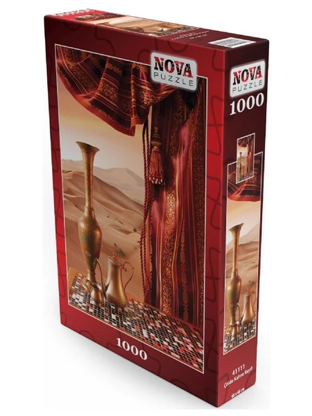 Nova Puzzle Çölde Kahve Keyfi 1000 Parça Puzzle - Resim 2