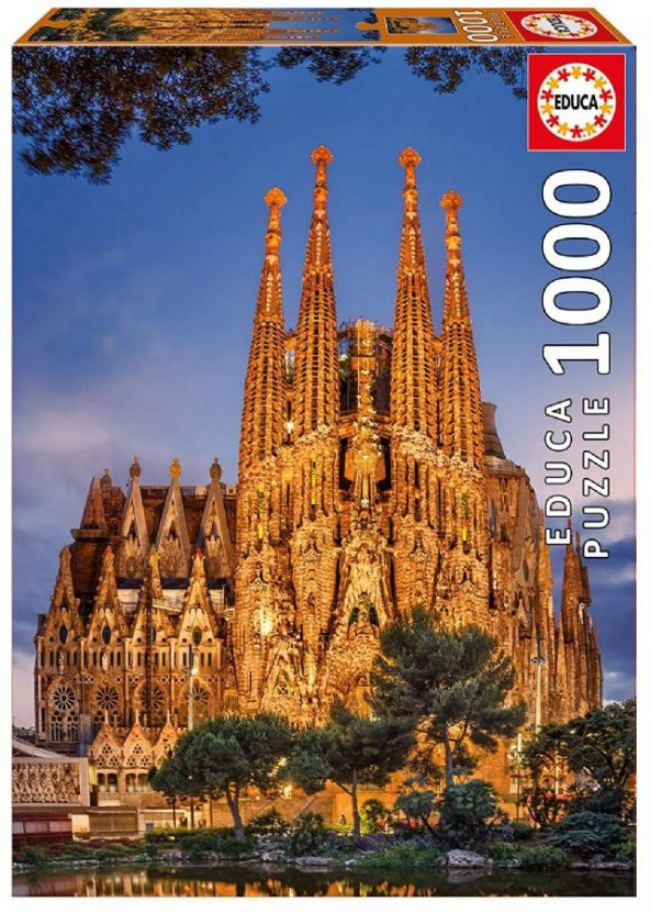 Educa (17097) 1000 Parça İspanya Sagrada Ailesi Puzzle ürün görseli 1