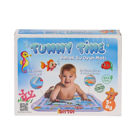 OMZ 2885 Tummy Time Bebek Su Oyun Matı Kız Erkek Çocuk Oyuncak Eğitici Oyuncaklar ürün görseli 1