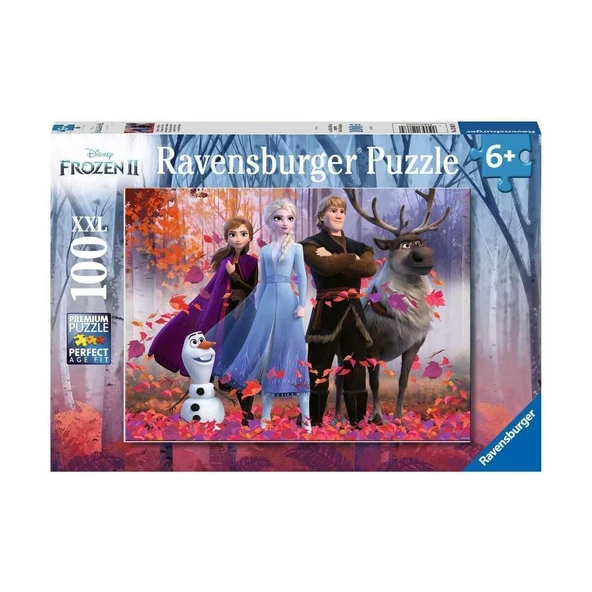 OMZ 128679 Frozen II 100 parça XXL Ravensburger Puzzle Kız Erkek Çocuk Oyuncak Eğitici Oyuncaklar ürün görseli 1