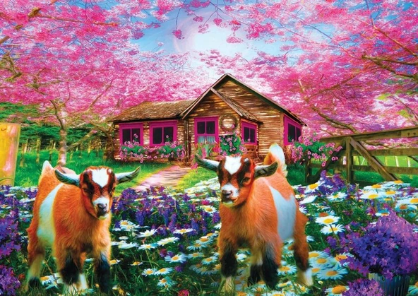 Art Puzzle 500 Parça Bahar Gelince Puzzle ürün görseli 1