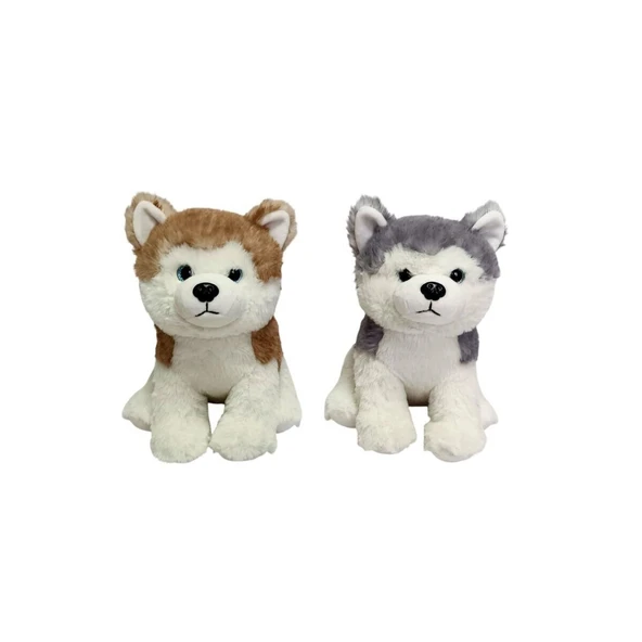 OMZ PB31552-23 Peluş Oturan Köpek 23cm -1adet stokta olan gönderilir Kız Erkek Çocuk Oyuncak Eğitici Oyu ürün görseli 1