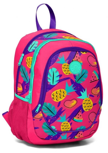 Yaygan Kids Fuşya Ananas Kız Çocuk İlkokul Çantası ürün görseli 1