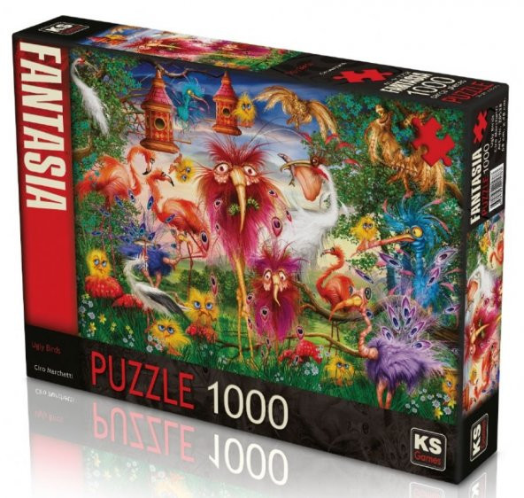 Ks Games Puzzle 1000 Çirkin Kuşlar - Resim 2