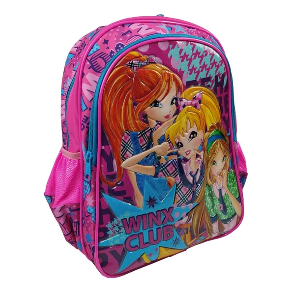 Winx Club İki Bölmeli Pembe Kız Çocuk Okul Çanta ürün görseli 1