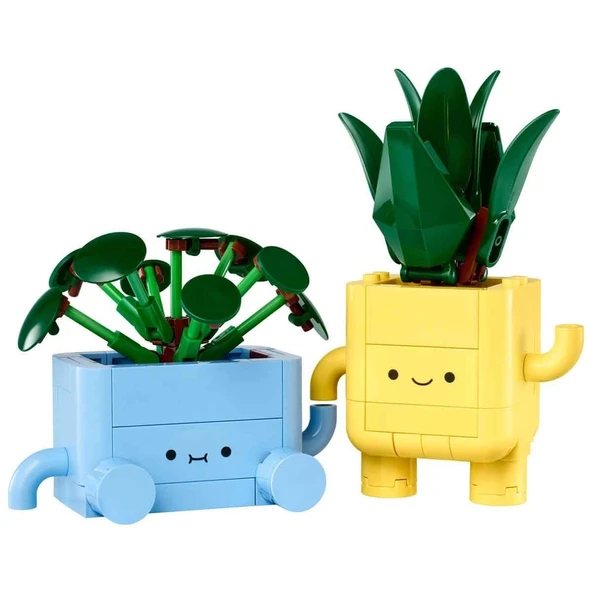 OMZ LEGO Botanicals Mutlu Bitkiler 10349 Kız Erkek Çocuk Oyuncak Eğitici Oyuncaklar ürün görseli 1