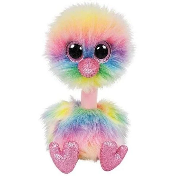 OMZ ASHA RAINBOW OSTRİCH REG Kız Erkek Çocuk Oyuncak Eğitici Oyuncaklar ürün görseli 1