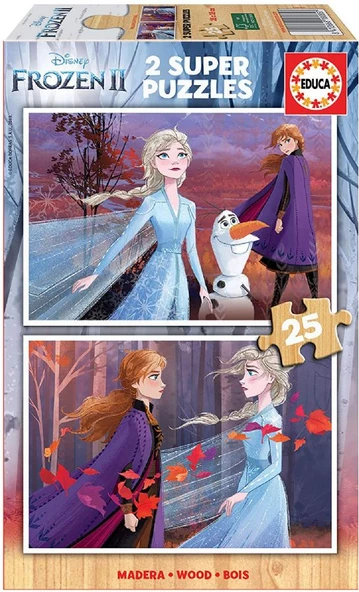 Educa 2x25 Parça Frozen 2 Yapboz - Resim 2