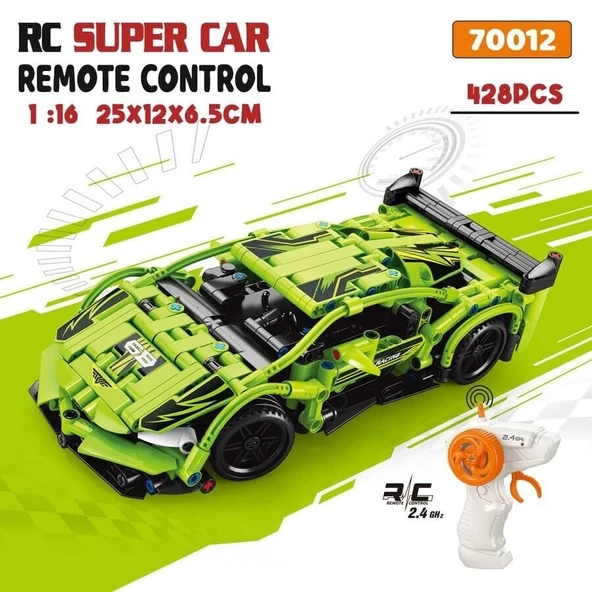 OMZ 70012A 428 PCS YAPI SETİ UK LAMBORGHİNİ Kız Erkek Çocuk Oyuncak Eğitici Oyuncaklar ürün görseli 1