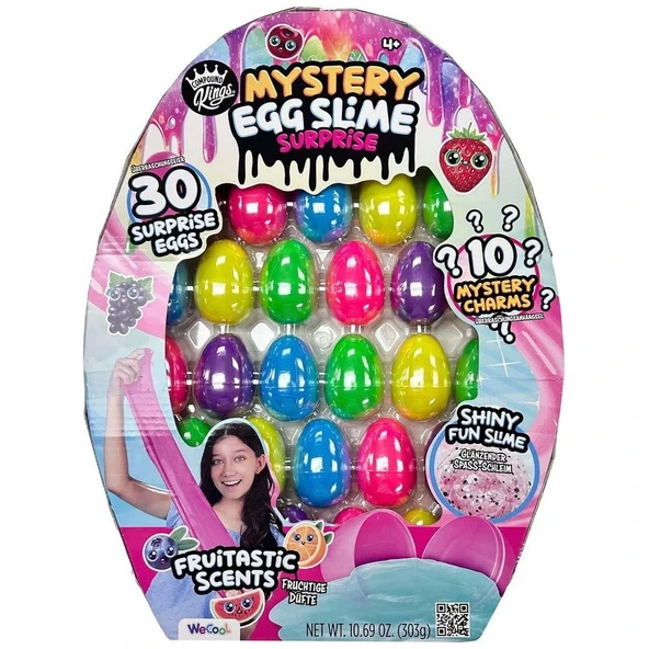 OMZ Gizemli Yumurta Slime Sürpriz Seti 300 gr Kız Erkek Çocuk Oyuncak Eğitici Oyuncaklar ürün görseli 1