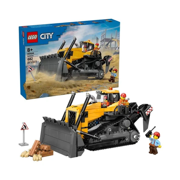 OMZ 60466 Lego City Buldozer 682 parça +8 yaş Kız Erkek Çocuk Oyuncak Eğitici Oyuncaklar ürün görseli 1