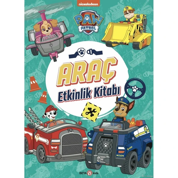OMZ Paw Patrol Araç Etkinlik Kitabı Kız Erkek Çocuk Oyuncak Eğitici Oyuncaklar ürün görseli 1