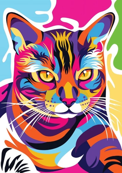 Nova 1000 Parça Renkli Kedi Puzzle ürün görseli 1