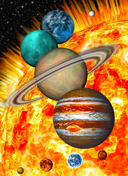 Nova Puzzle Güneş Sistemi - Gezegenler - 1000 Parça Puzzle ürün görseli 1