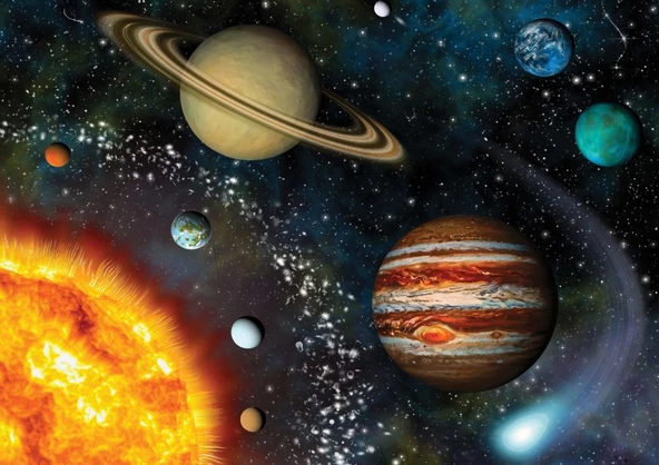 Nova Puzzle 1000 Parçalık Solar Sistem Puzzle - Güneş Sistemi ürün görseli 1
