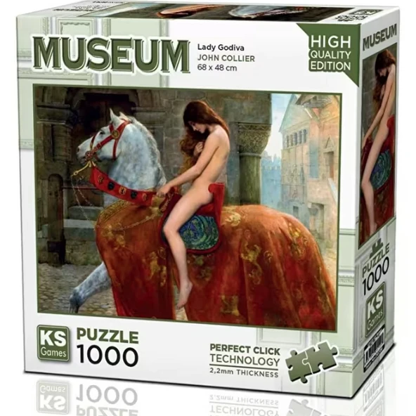 OMZ Ks Games Lady Godiva Puzzle 1000 Parça 20706 Kız Erkek Çocuk Oyuncak Eğitici Oyuncaklar ürün görseli 1