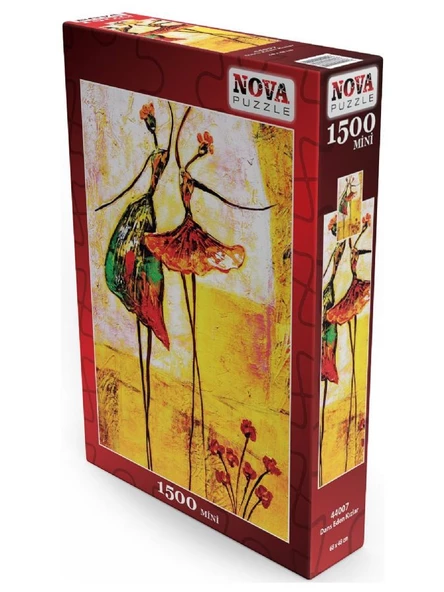 Nova 1500 Parça Dans Eden Kızlar Mini Puzzle - Resim 2