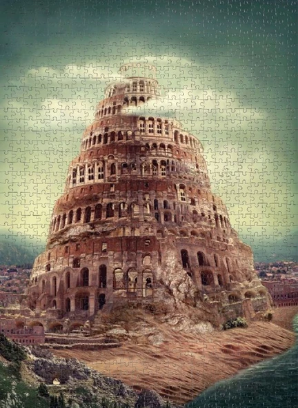 Nova 1000 Parça Babil Kulesi Puzzle - Resim 3