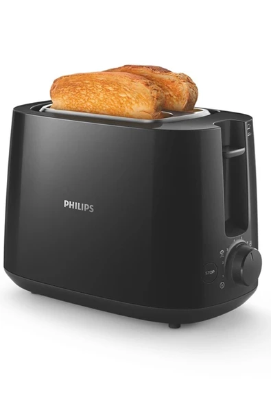 Philips HD2581/90 Siyah Daily Collection Ekmek Kızartma Makinesi ürün görseli 1