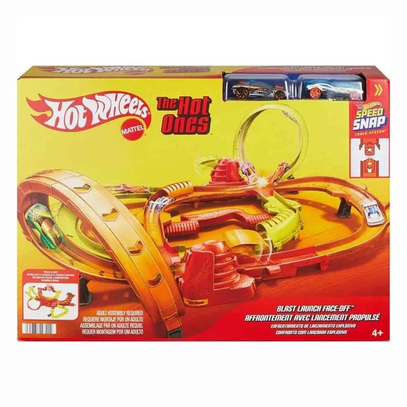 OMZ JFH35 Hot Wheels Hot Ones Turbo Oyun Parkuru Kız Erkek Çocuk Oyuncak Eğitici Oyuncaklar ürün görseli 1