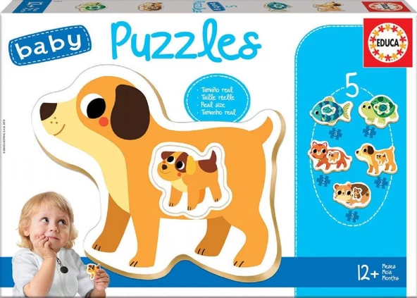 Educa Evcil Hayvanlar Baby Puzzle - Resim 2